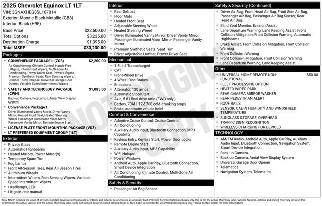 2025 Chevrolet Equinox LT's photo