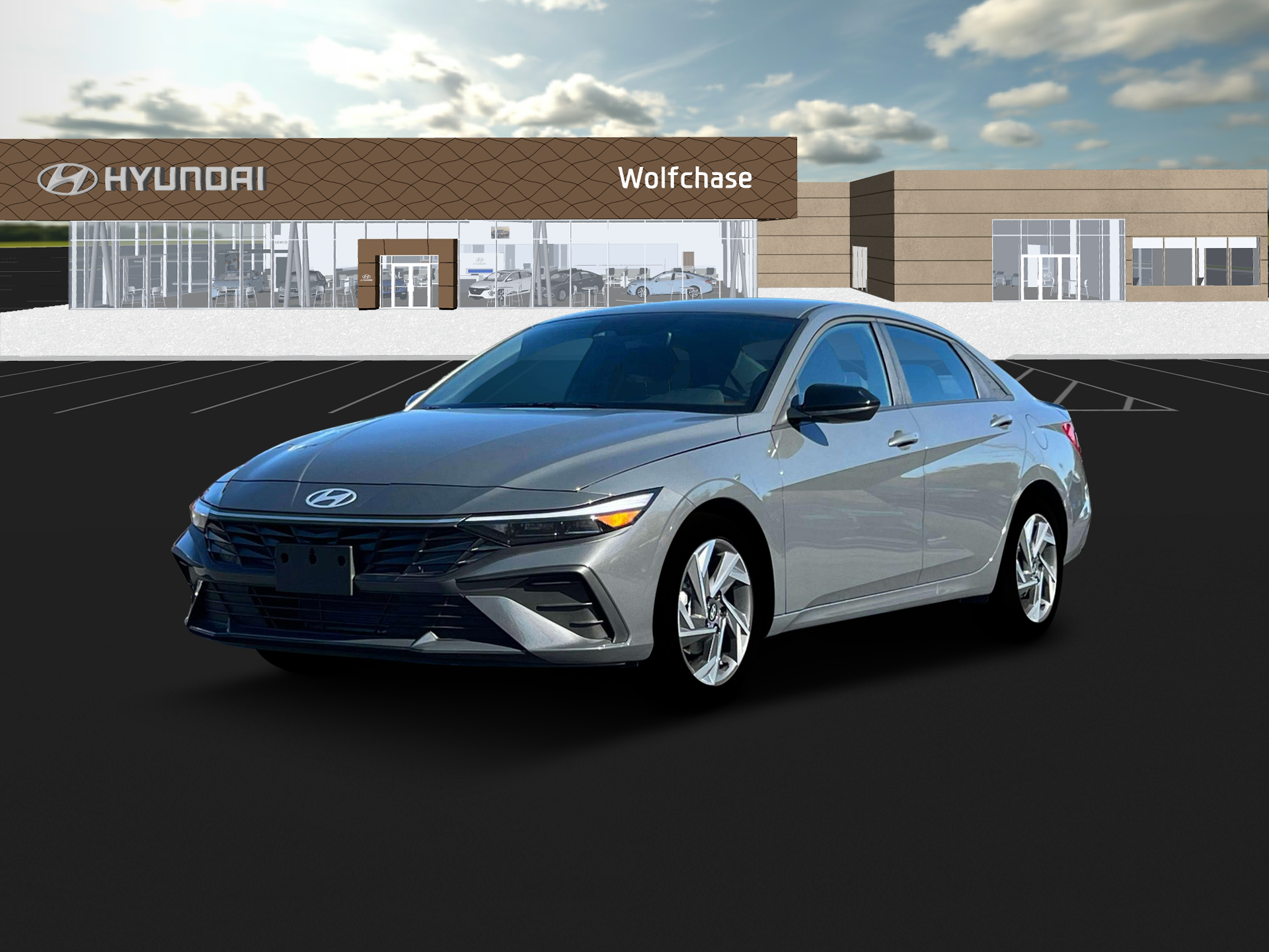 New 2025 Gray Hyundai SEL Sport image 1