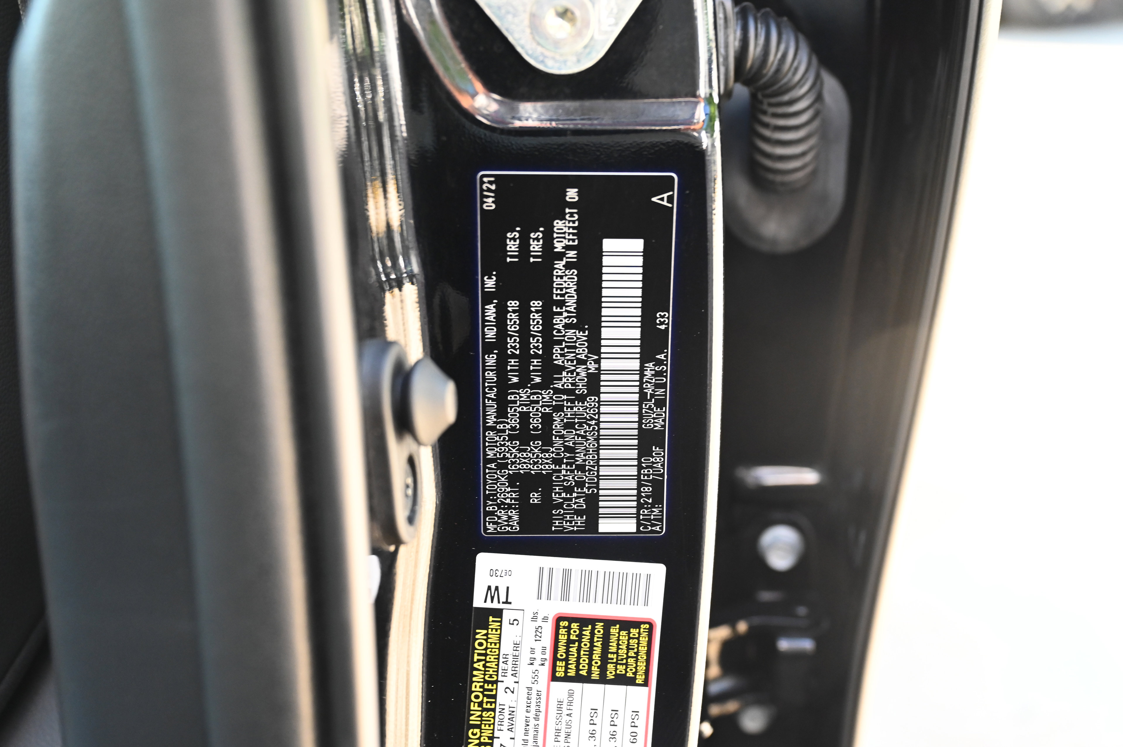2021 Toyota Highlander XLE photo 44