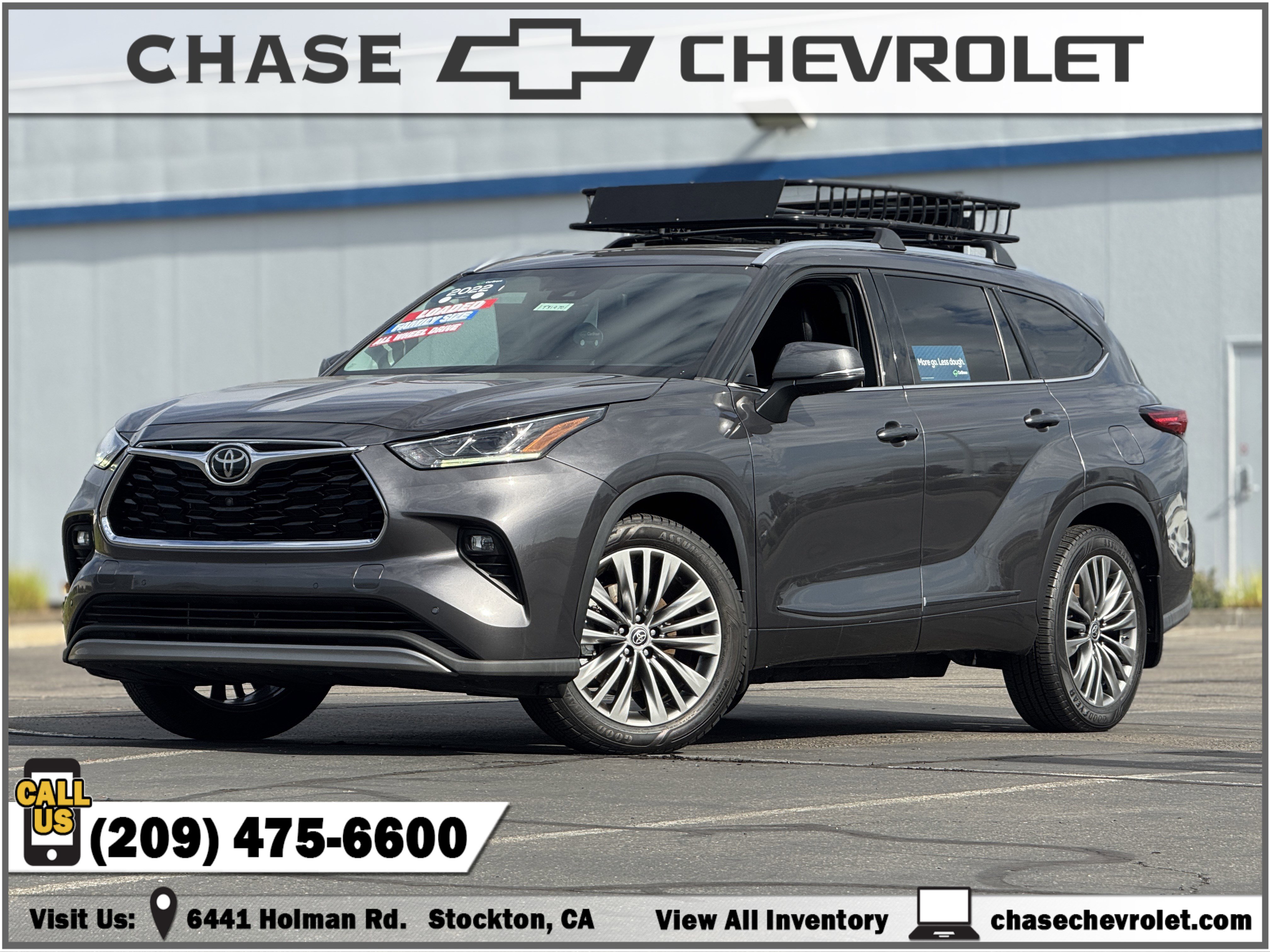 Pre-Owned 2022 Toyota Highlander Platinum Utility in Stockton
