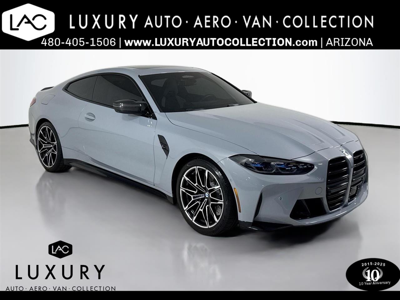 Used 2024 Brooklyn Grey Metallic BMW Competition xDrive | Carbon Ext Pkg | Driver Assistance Pkg | Exec Pkg image 1