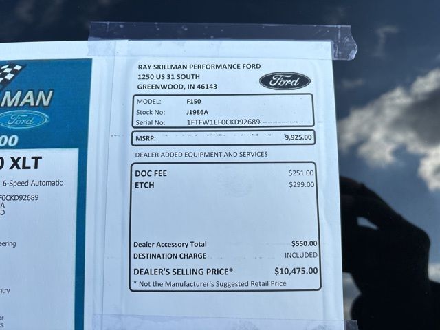 Used 2012 Ford F-150 XLT with VIN 1FTFW1EF0CKD92689 for sale in Greenwood, IN