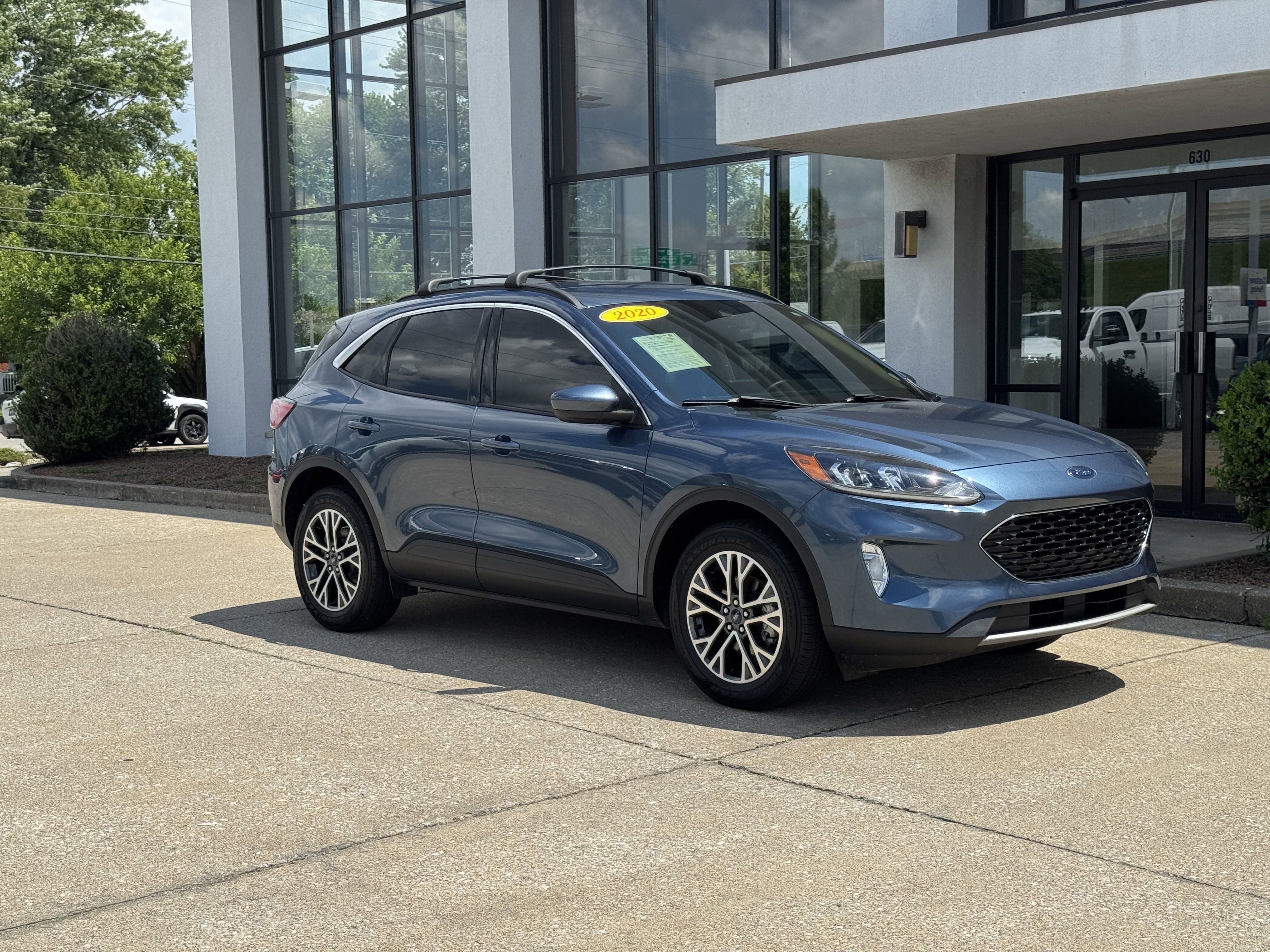 Used 2020 Ford Escape SEL with VIN 1FMCU9H60LUB74495 for sale in Jeffersonville, IN