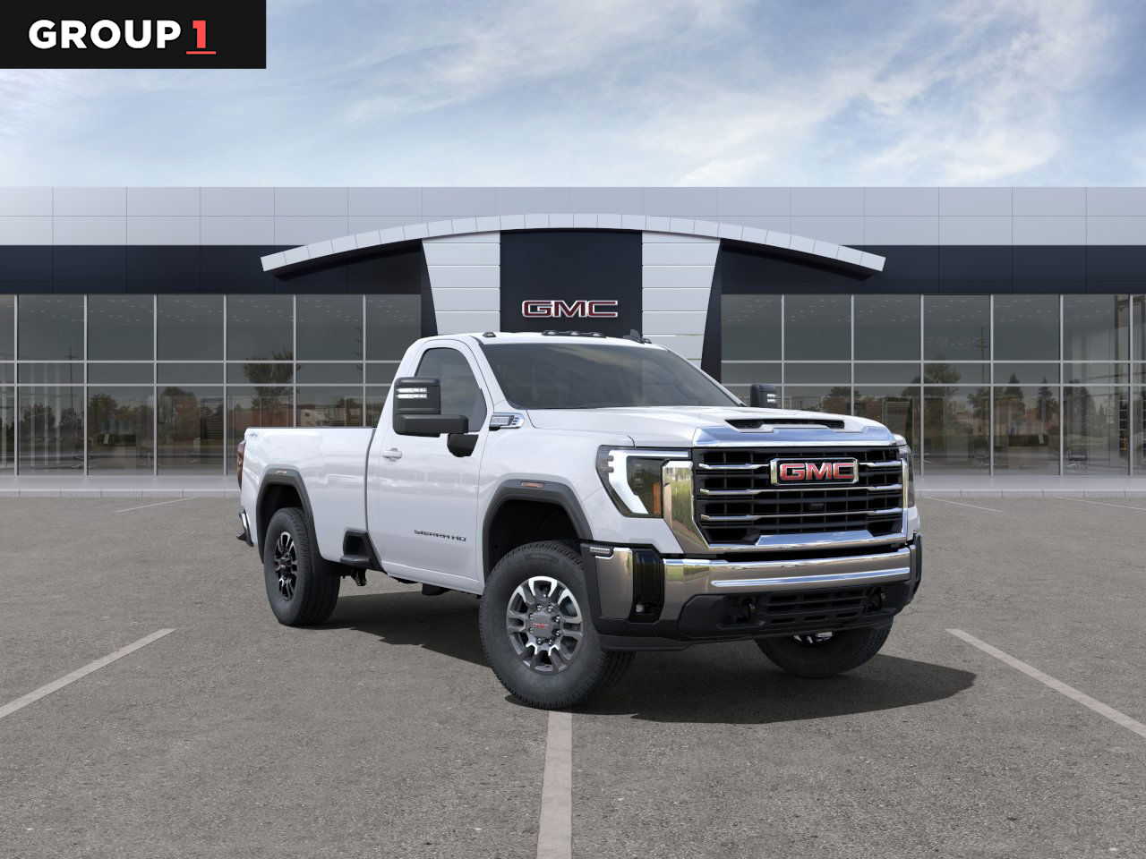 New 2025 Summit White GMC SLE image 1
