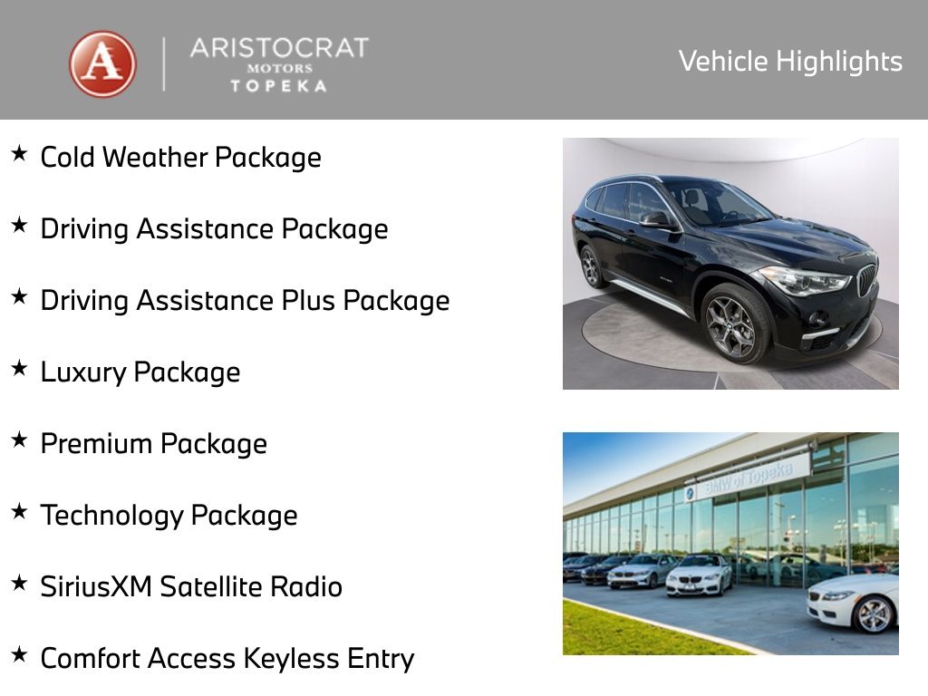 Used 2017 BMW X1 28i with VIN WBXHT3Z37H4A53958 for sale in Kansas City