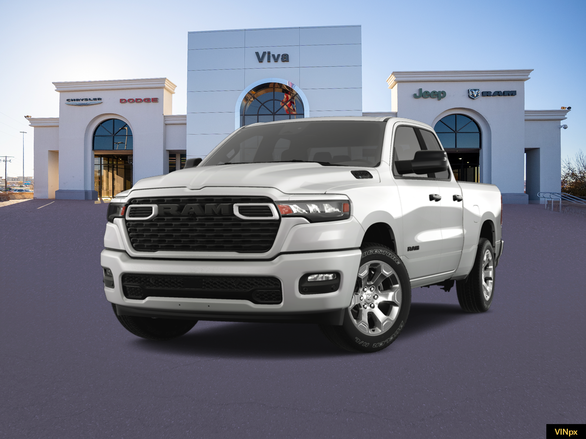 New 2025 Bright White Clear-Coat Exterior Paint RAM Tradesman image 1