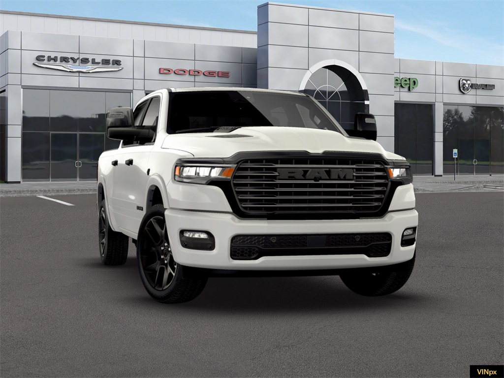 New 2026 Bright White Clear-Coat Exterior Paint RAM Laramie image 13