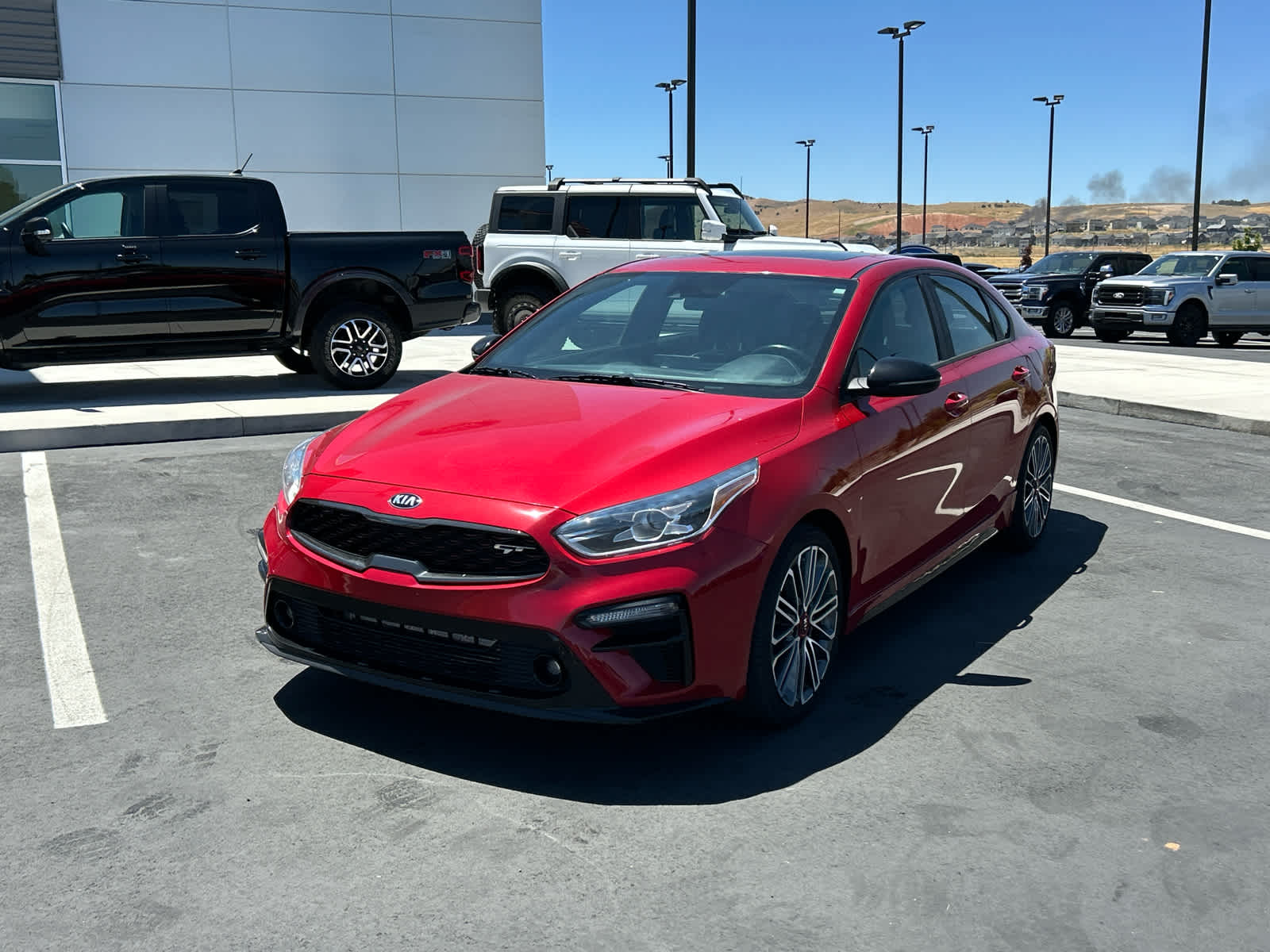 Used 2021 Kia Forte GT with VIN 3KPF44AC9ME414504 for sale in Santaquin, UT