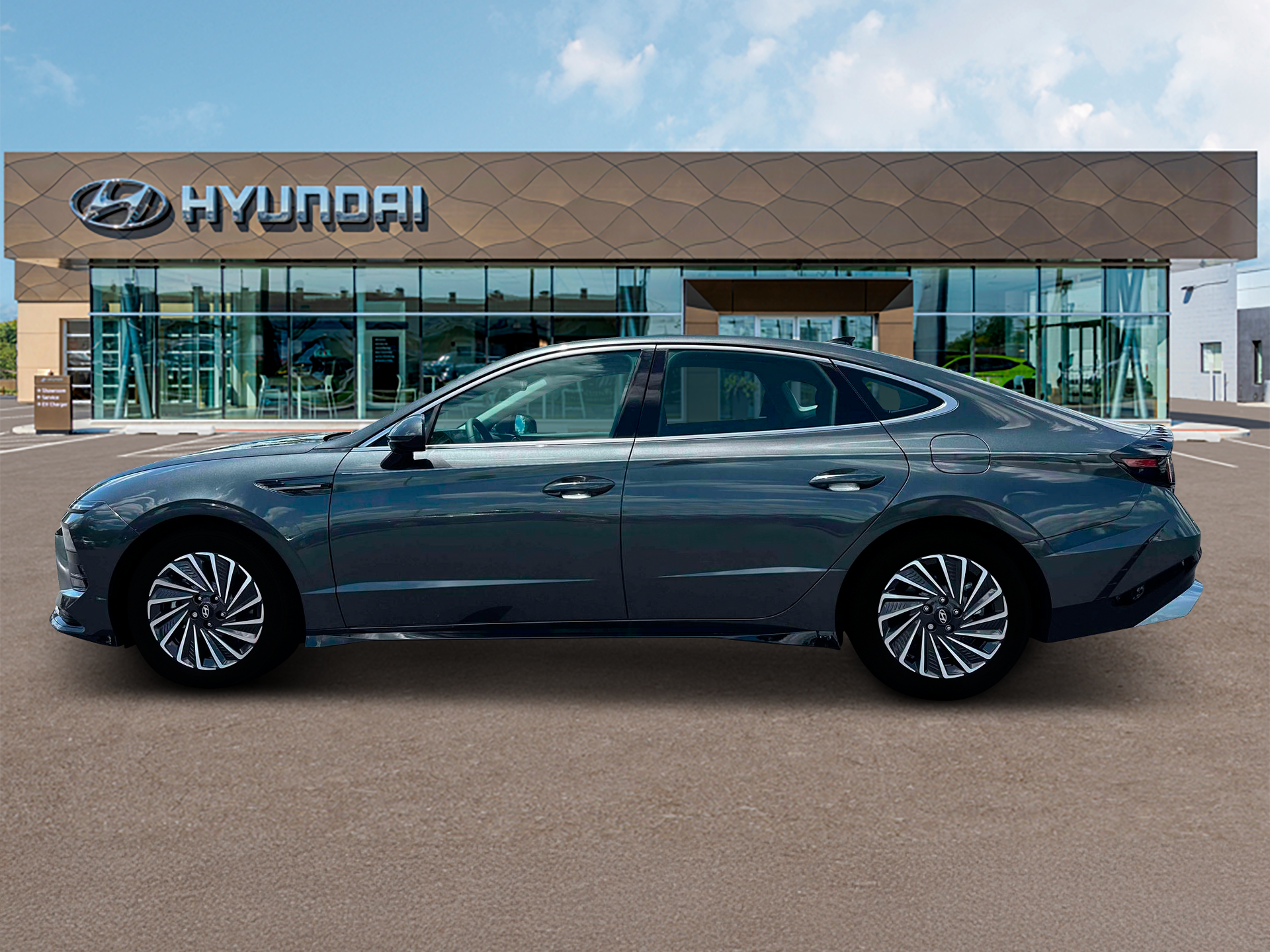 New 2025 Gray Hyundai SEL image 3