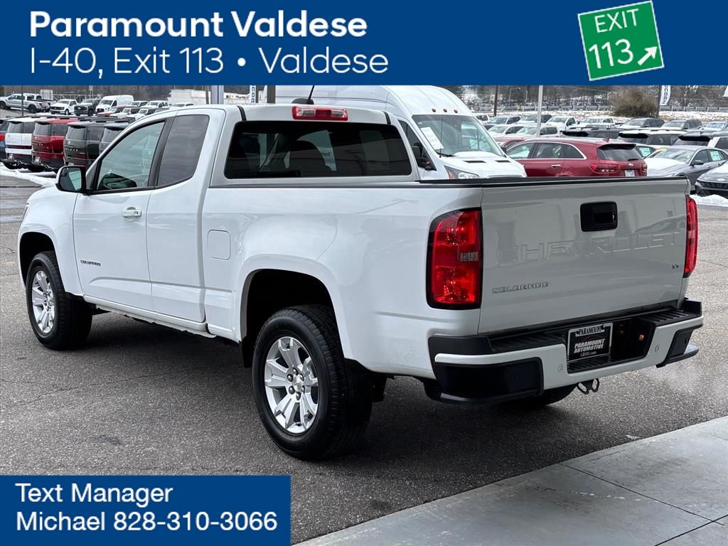 Used 2022 Chevrolet Colorado LT with VIN 1GCHSCEA6N1286230 for sale in Connelly Springs, NC