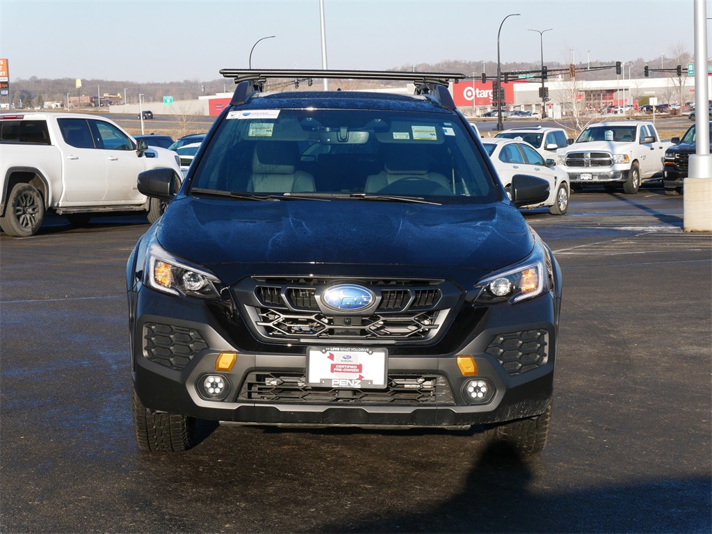 Certified 2025 Subaru Outback Wilderness with VIN 4S4BTGUD5S3269310 for sale in Rochester, Minnesota