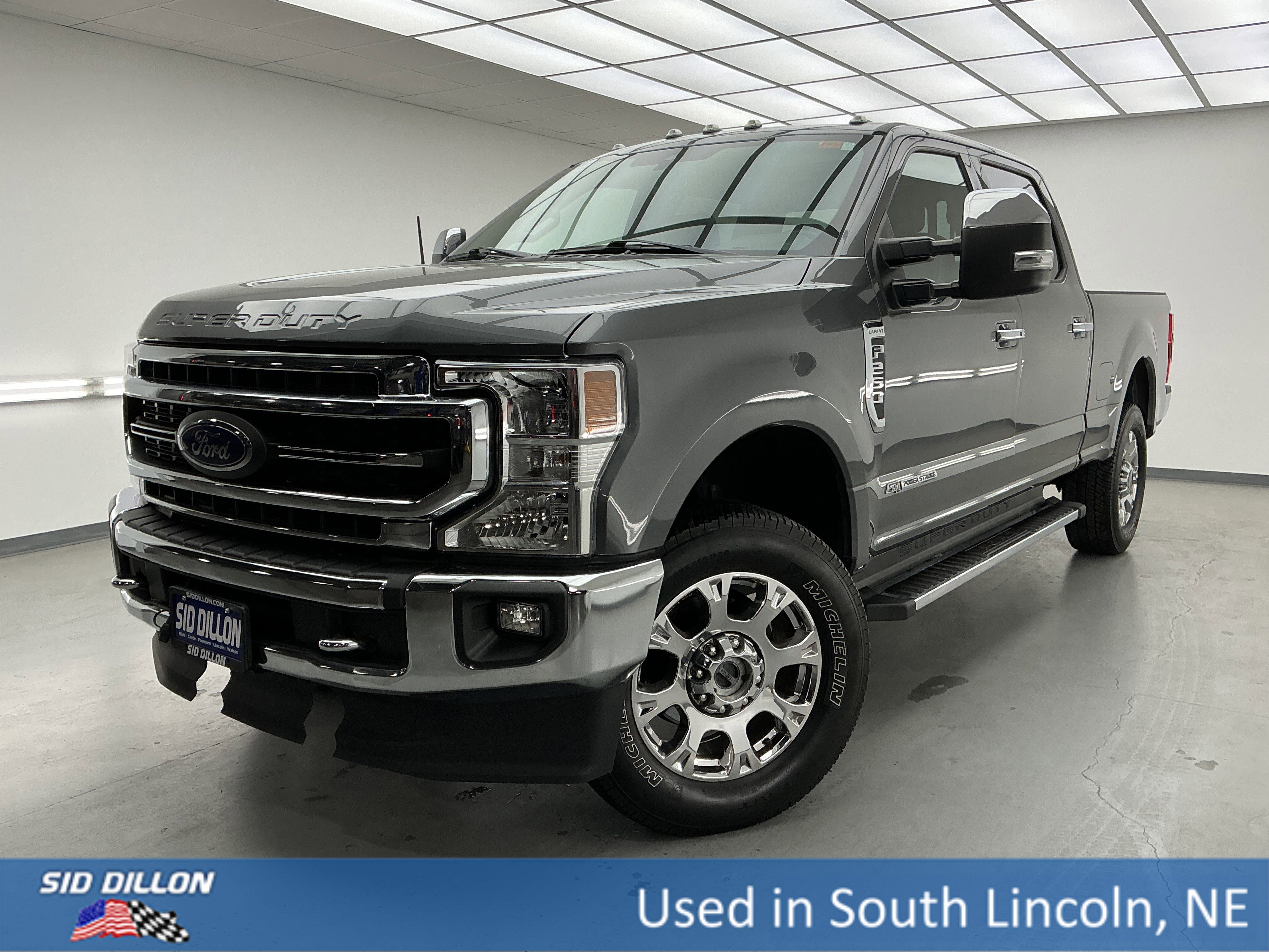 Used 2021 Carbonized Gray Ford LARIAT image 1