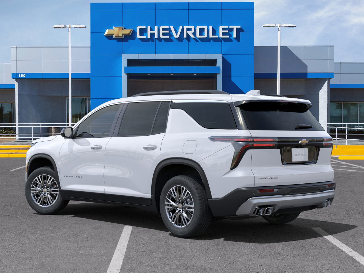 2025 Chevrolet Traverse LT White at Classic Elite Chevrolet Hwy 6