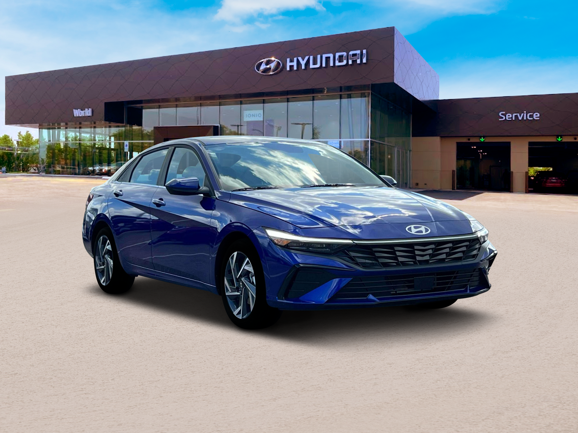 New 2025 Intense Blue Hyundai SEL Convenience image 11