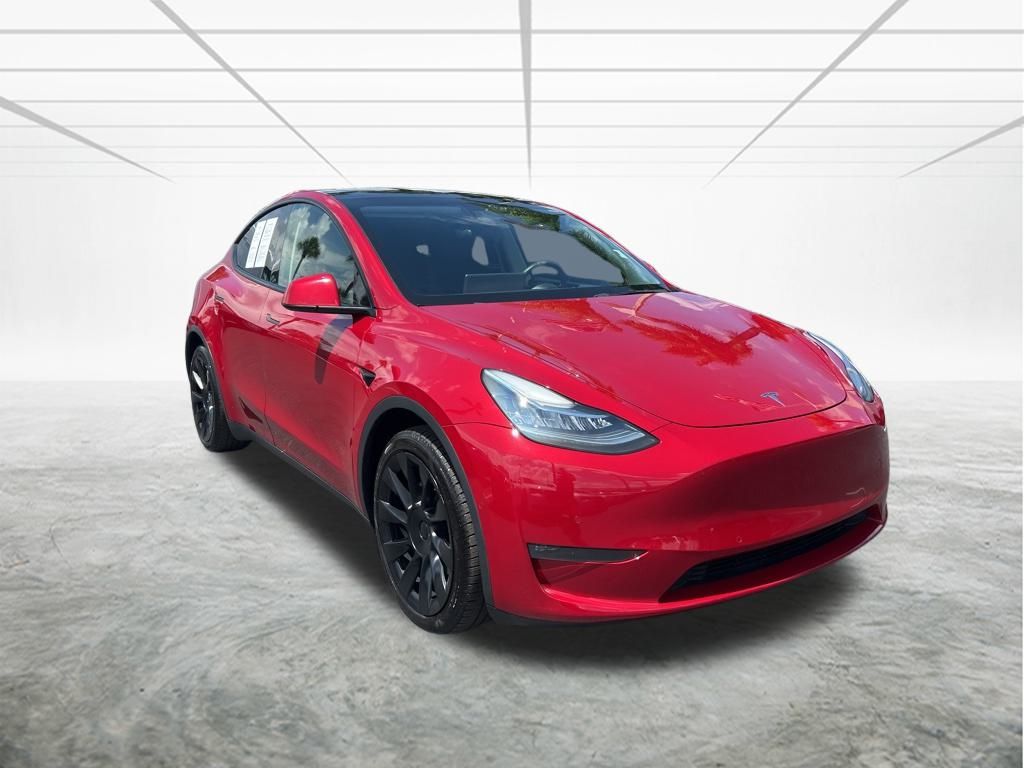 Used 2021 Tesla Model Y Long Range with VIN 5YJYGDEE1MF129589 for sale in Hollywood, FL