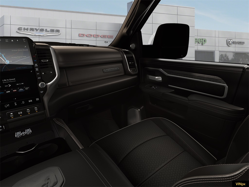 New 2026 Ceramic Gray Clear-Coat Exterior Paint RAM Laramie Night Edition image 53