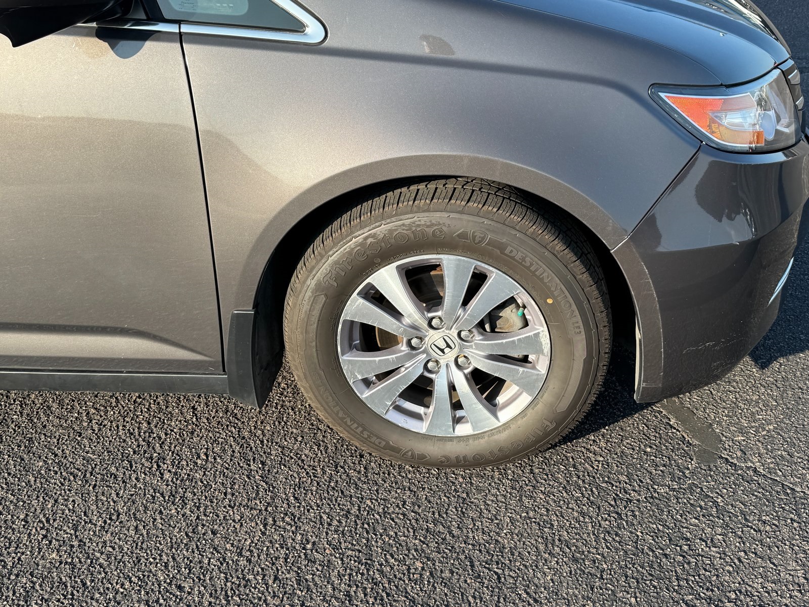 Used 2014 Honda Odyssey EX-L with VIN 5FNRL5H6XEB070537 for sale in Luverne, Minnesota