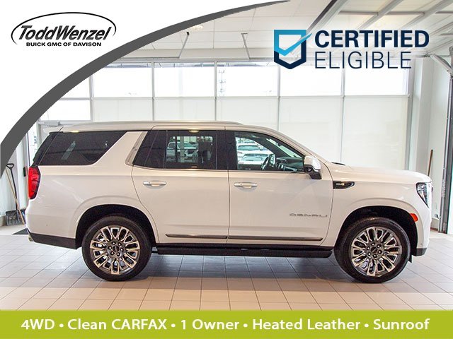 Used 2023 White Frost Tricoat GMC Denali Ultimate image 1