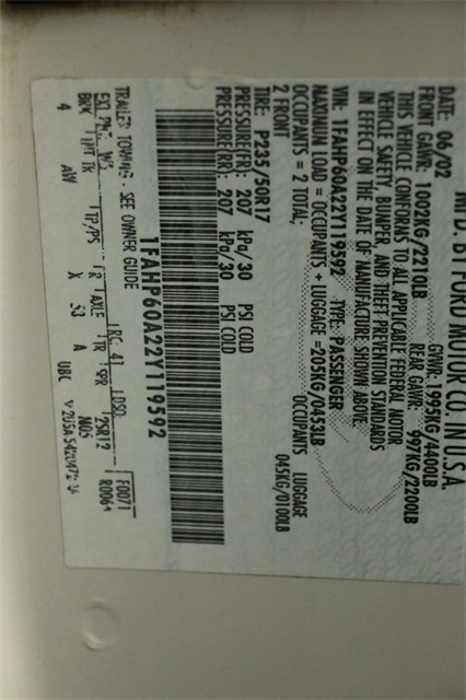 2002 FORD THUNDERBIRD - Image 27