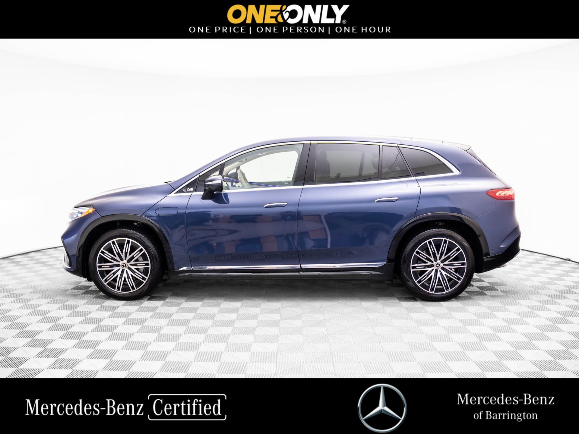 Certified 2023 Mercedes-Benz EQS SUV Base with VIN 4JGDM4EB9PA002899 for sale in Barrington, IL