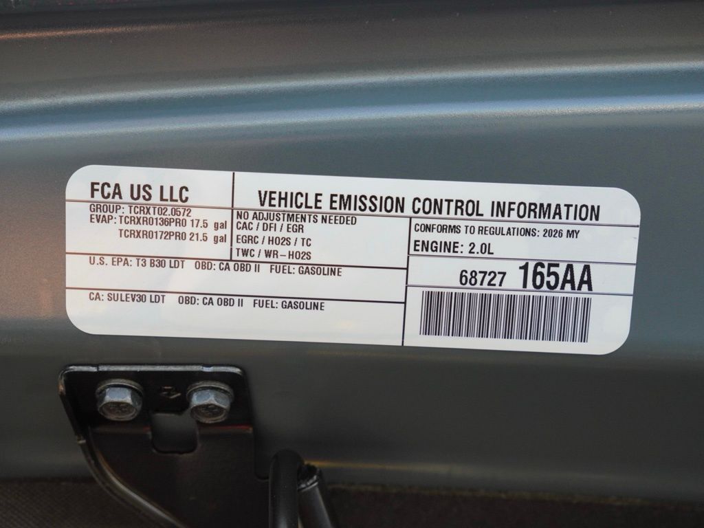 New 2026 Anvil Clear-Coat Exterior Paint Jeep 4-Door Sport S image 28