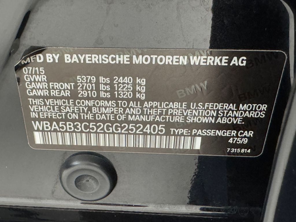 2016 Bmw 535i xDrive photo 36
