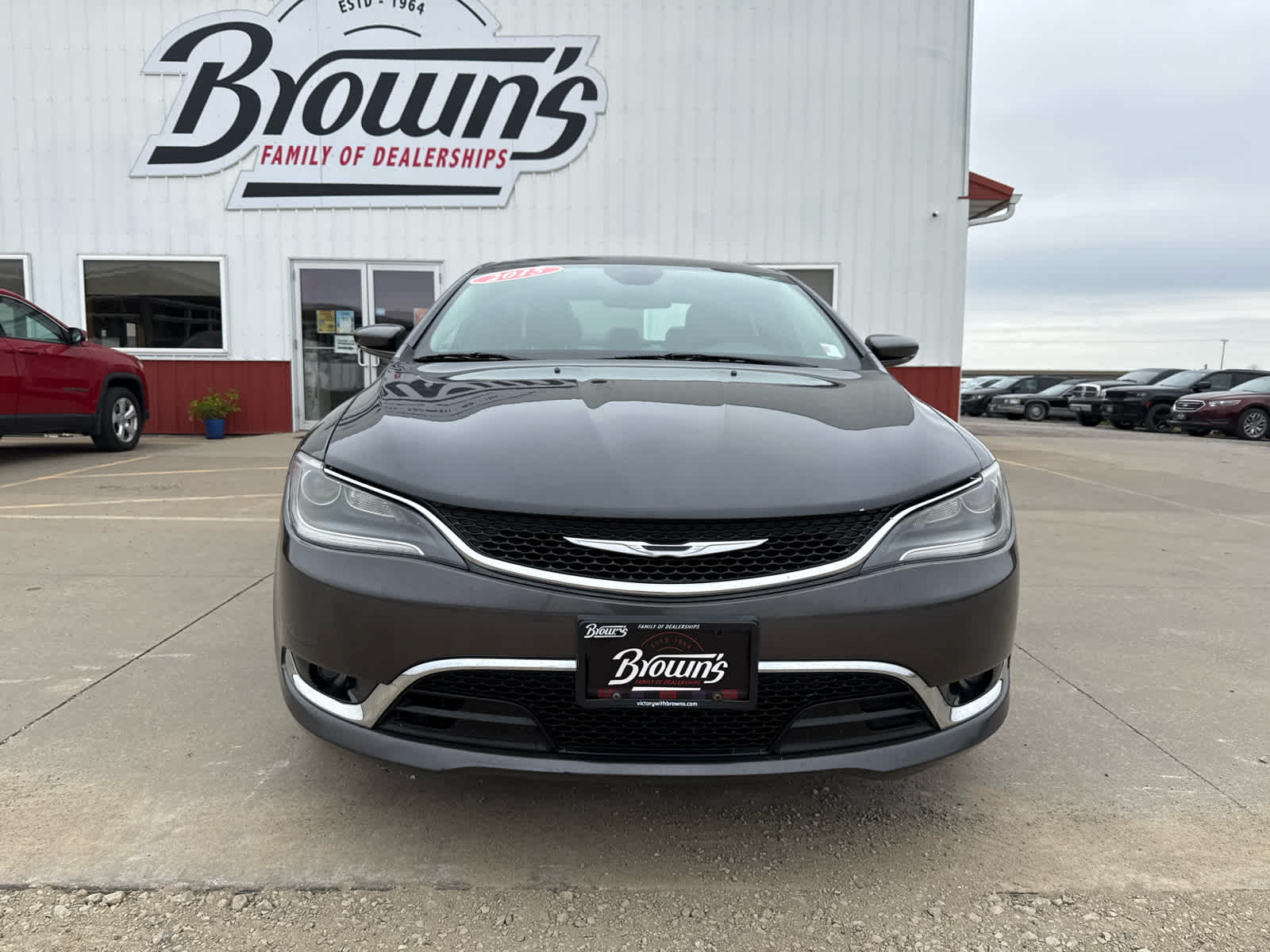 Used 2015 Chrysler 200 C with VIN 1C3CCCCB8FN612756 for sale in West Branch, IA