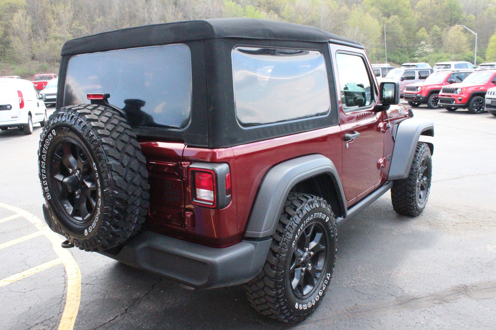 PreOwned 2021 Jeep Wrangler Willys Convertible in Ebensburg 585566