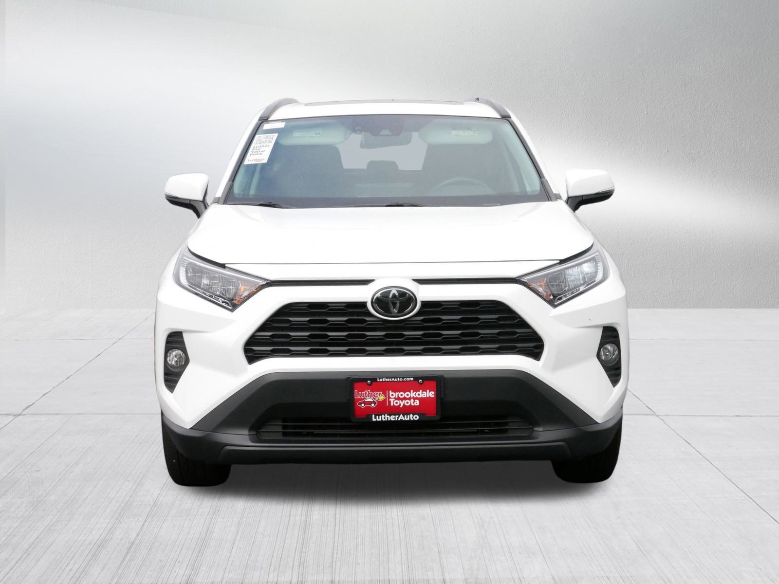 Certified 2020 Toyota RAV4 XLE with VIN 2T3P1RFV8LW108532 for sale in Brooklyn Center, Minnesota