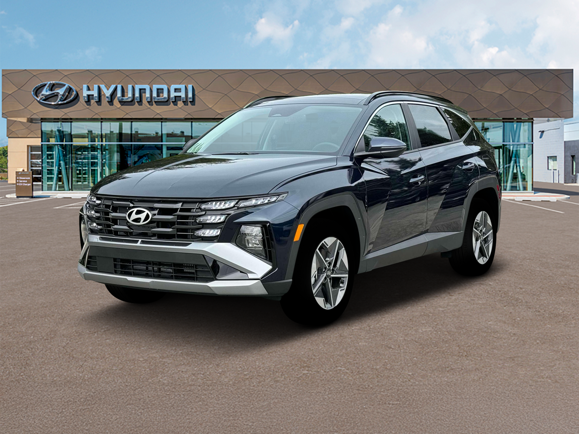 New 2025 Blue Hyundai SEL Convenience image 1