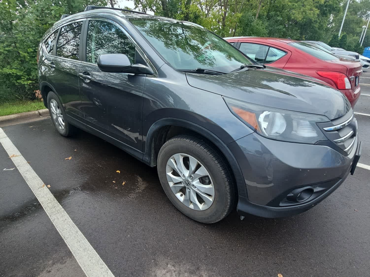 Used 2013 Honda CR-V EX-L with VIN 2HKRM4H7XDH624174 for sale in Hopkins, MN
