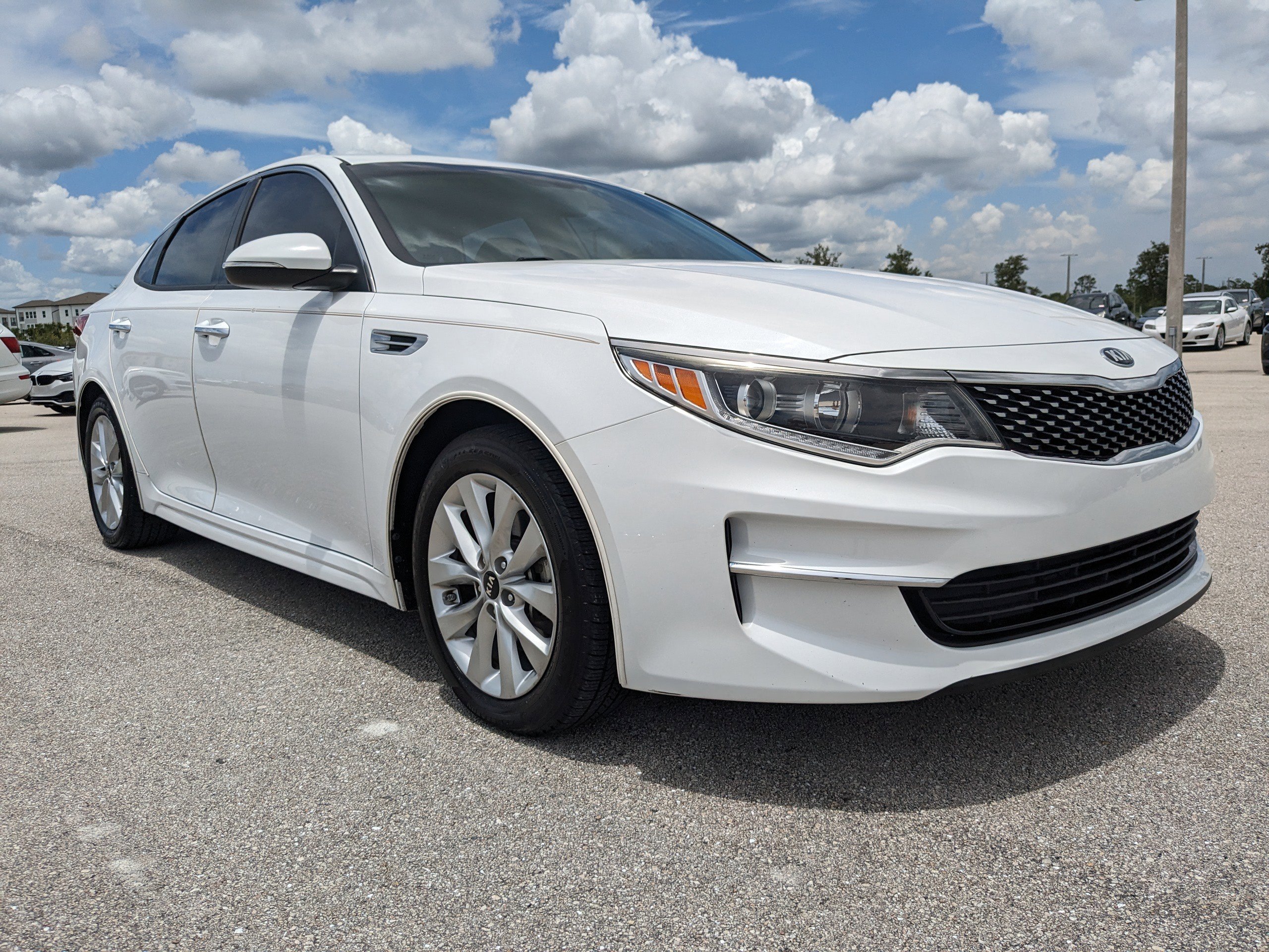 Used 2018 Kia Optima EX with VIN 5XXGU4L36JG237978 for sale in Port Charlotte, FL