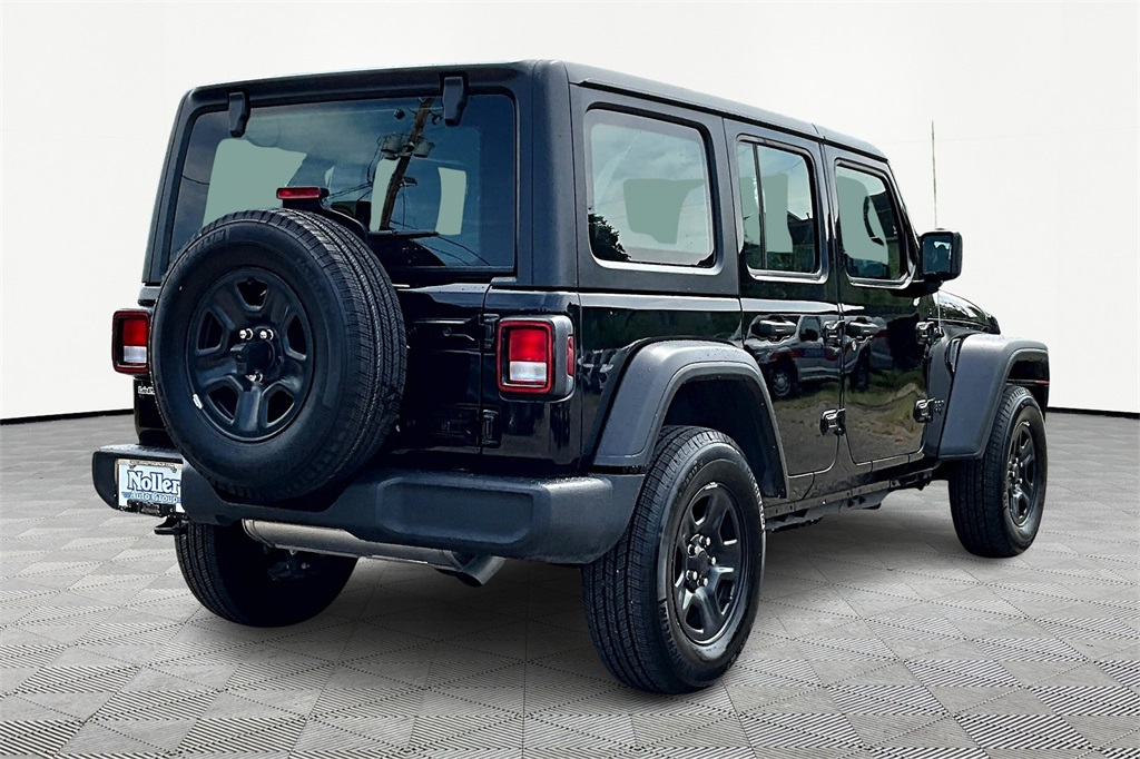 Certified 2022 Jeep Wrangler Unlimited Sport with VIN 1C4HJXDN7NW162307 for sale in Kansas City