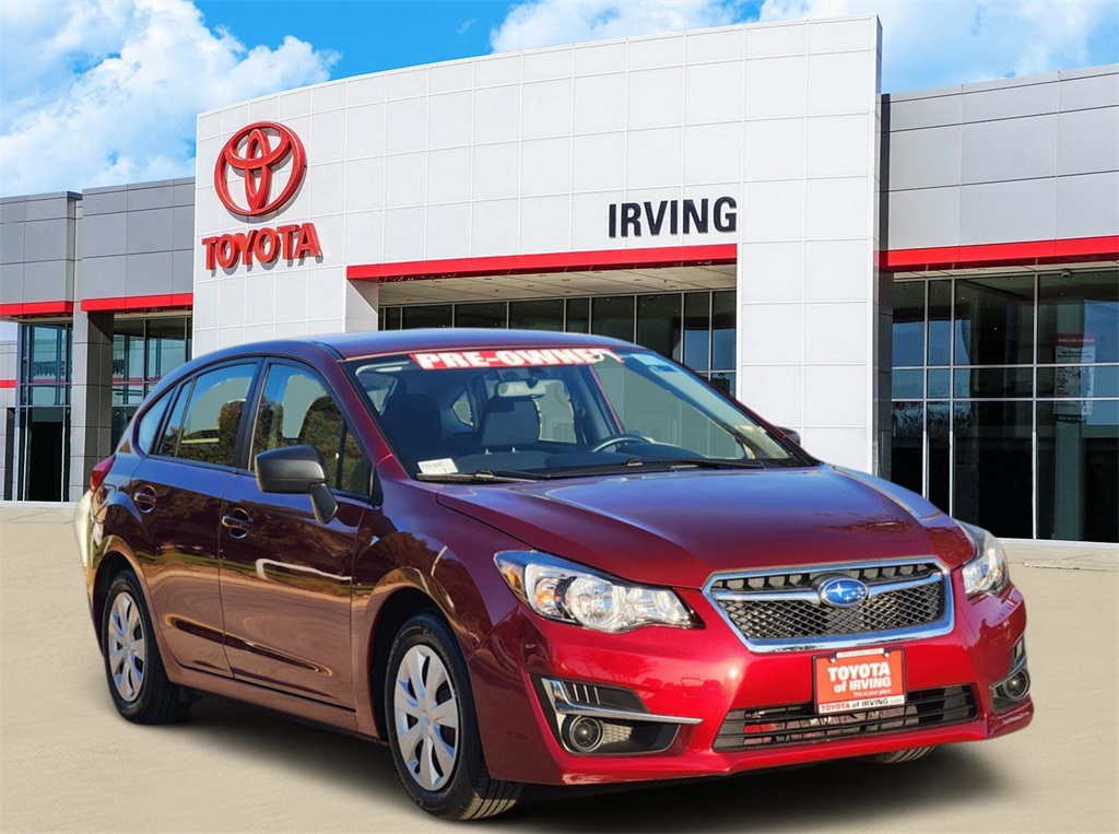 Used 2016 Subaru Impreza Base with VIN JF1GPAA67G8349726 for sale in Irving, TX