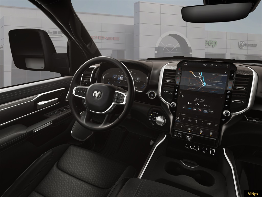 New 2026 Bright White Clear-Coat Exterior Paint RAM Laramie image 17