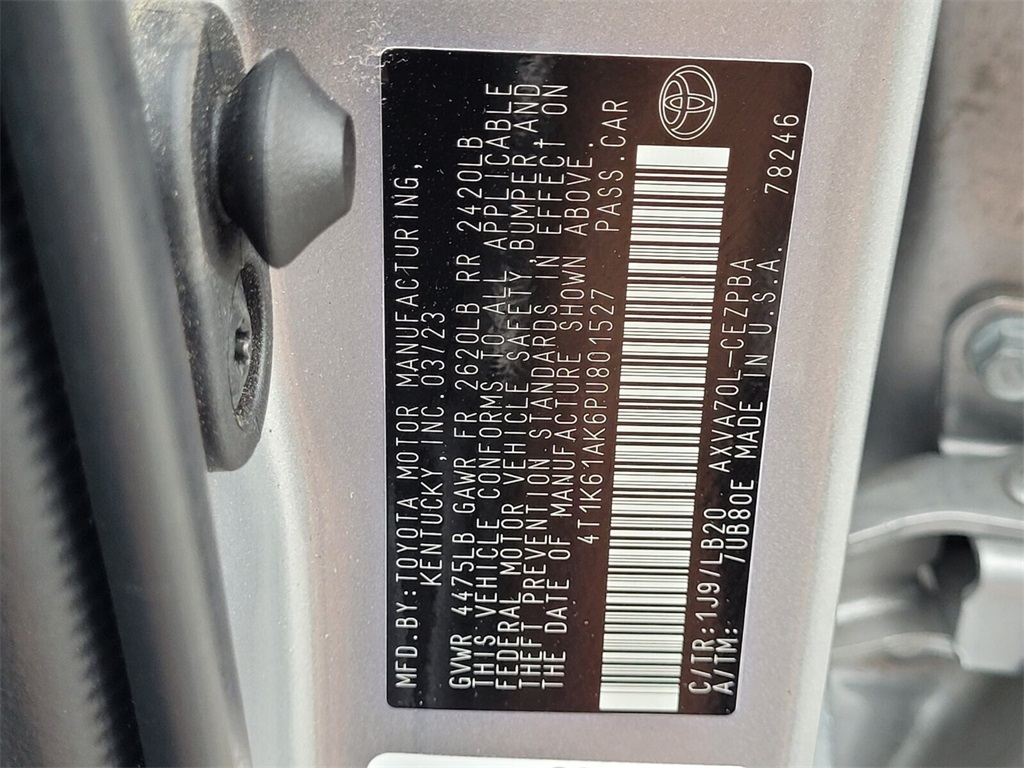 2023 Toyota Camry XSE photo 7