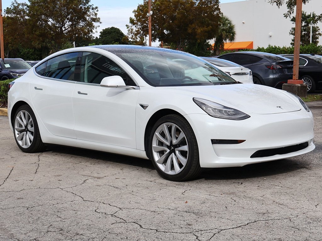 Used 2019 Tesla Model 3 Long Range with VIN 5YJ3E1EB8KF477830 for sale in Miami, FL