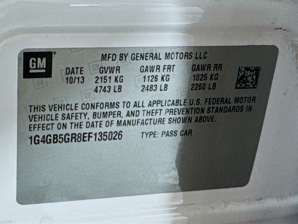 2014 Buick LaCrosse Leather photo 36