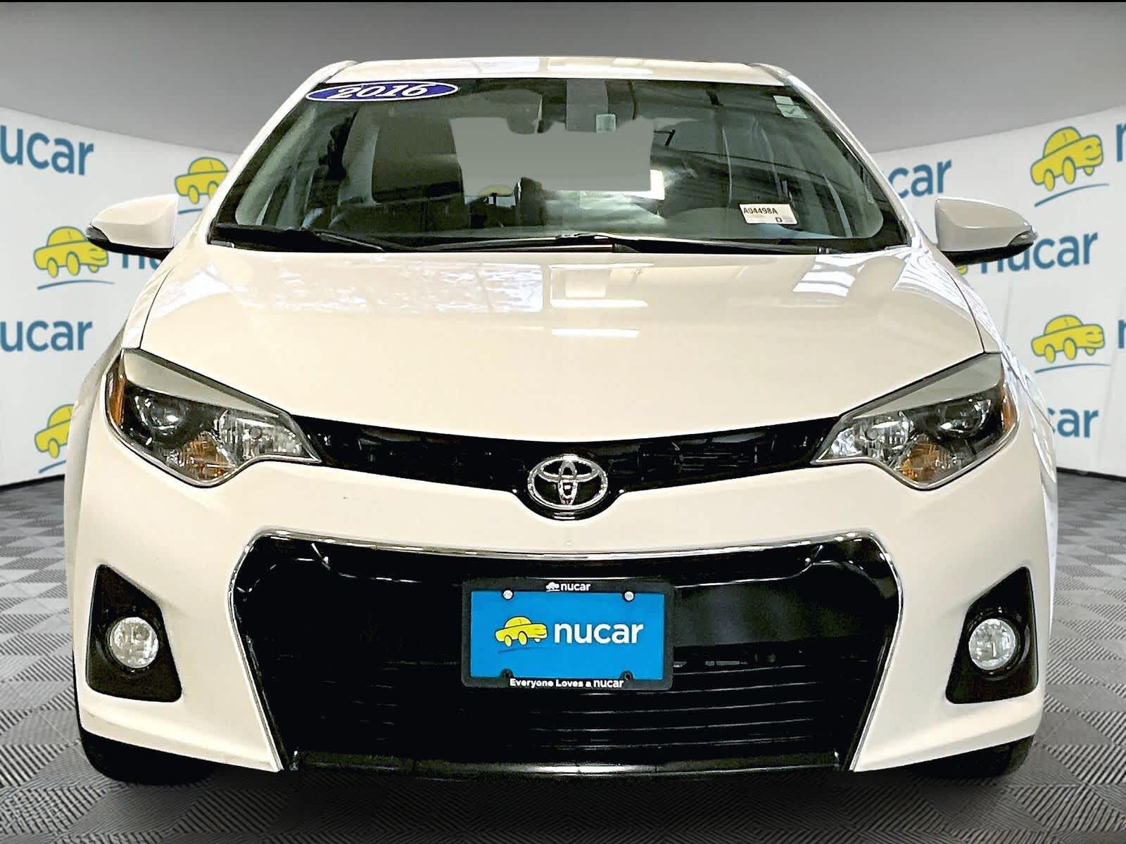 Used 2016 Toyota Corolla S Plus with VIN 2T1BURHE8GC570376 for sale in Norwood, MA