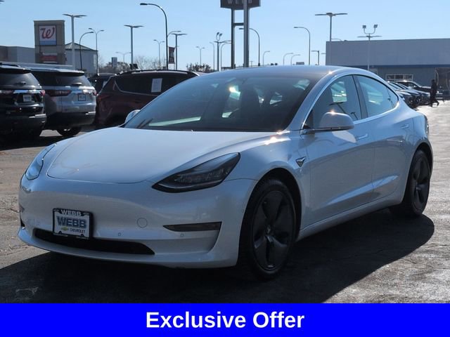 Used 2020 Tesla Model 3 Base with VIN 5YJ3E1EB5LF665092 for sale in Oak Lawn, IL