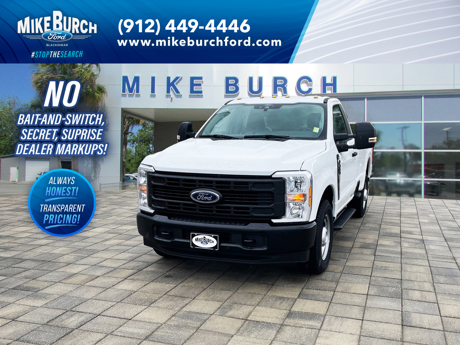 New 2024 Oxford White Ford F-350® XL image 1