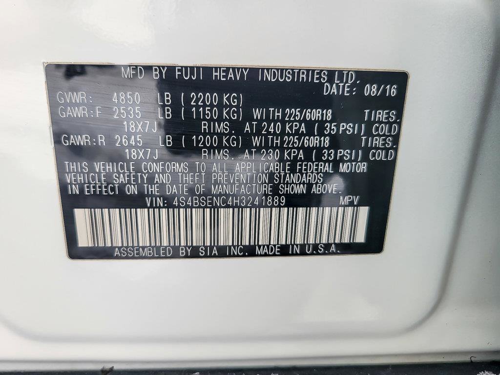 2017 SUBARU OUTBACK - Image 30