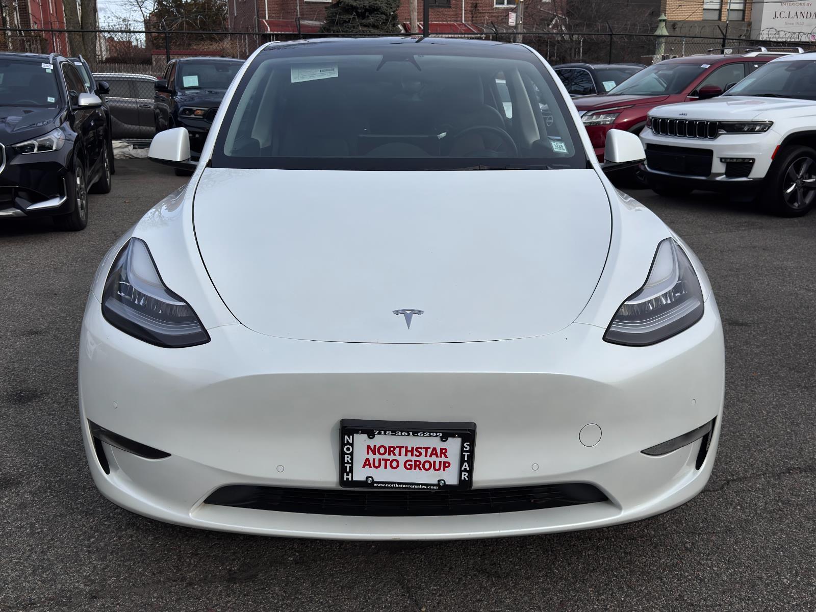 Used 2021 Tesla Model Y Long Range with VIN 5YJYGDEE8MF231407 for sale in Woodside, NY