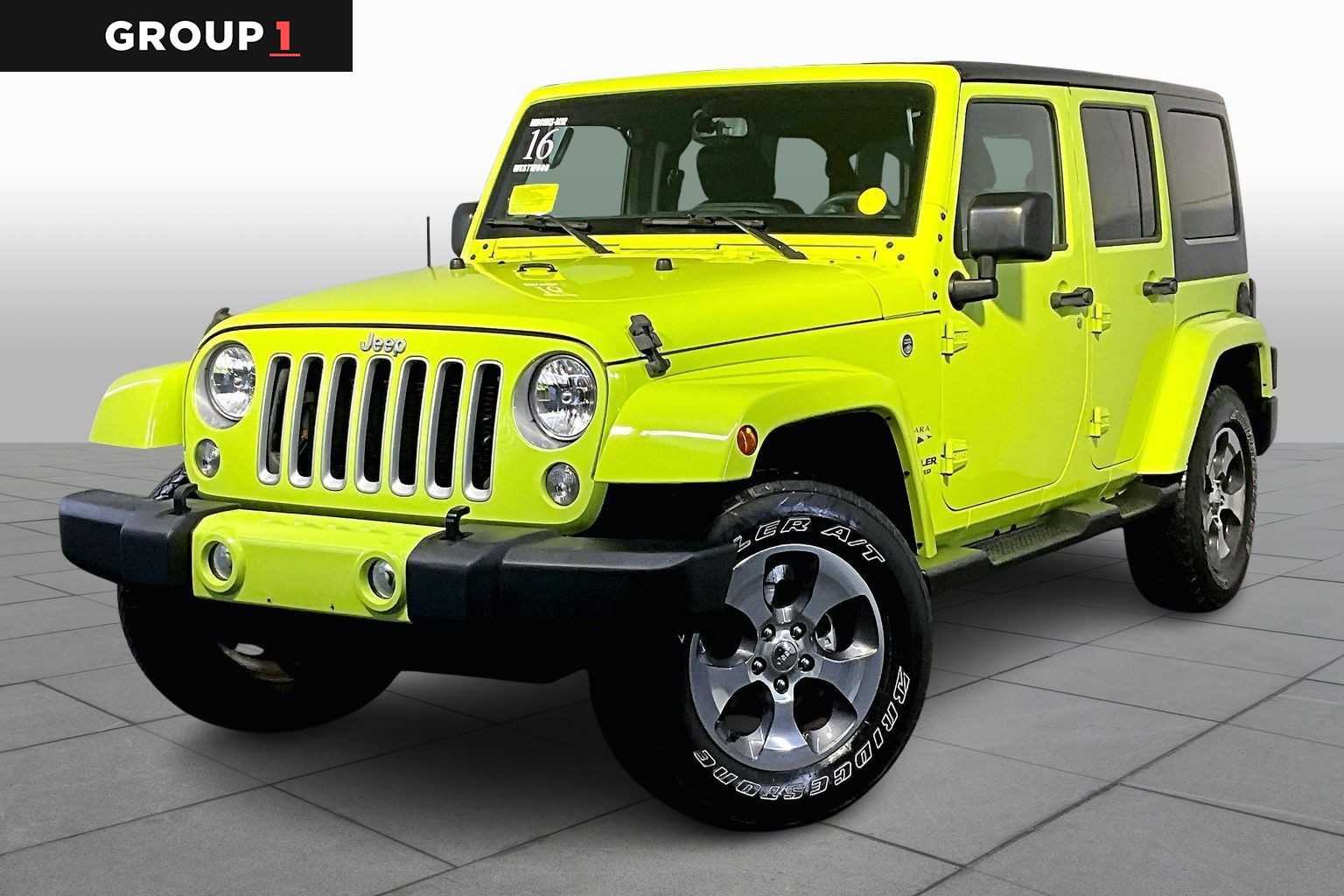 2016 Jeep Wrangler Unlimited Sahara