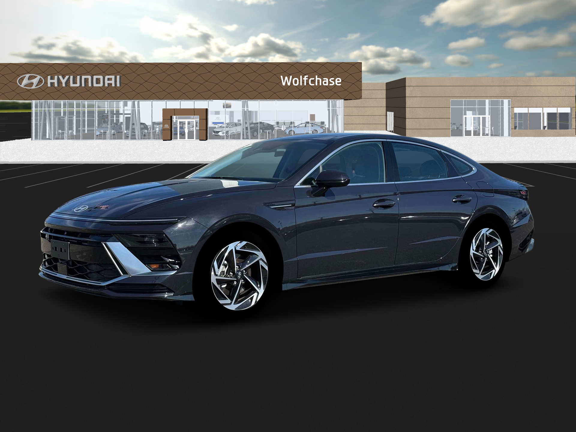 New 2025 Blue Hyundai SEL Convenience image 2