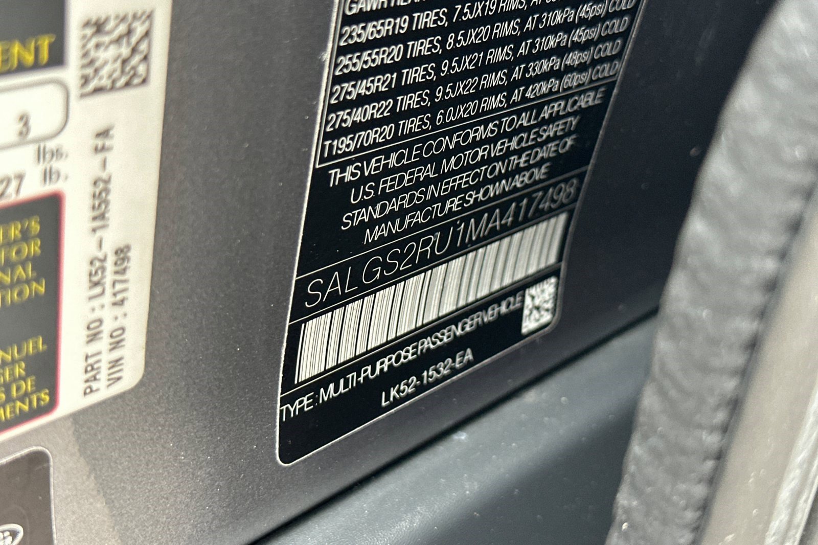 2021 Land Rover Range Rover HSE Westminster Edition photo 35
