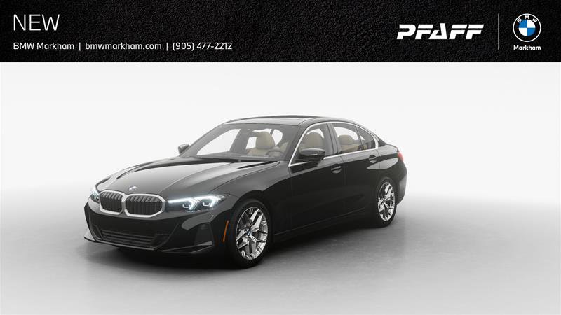 New 2025 Jet Black BMW 330i xDrive image 1