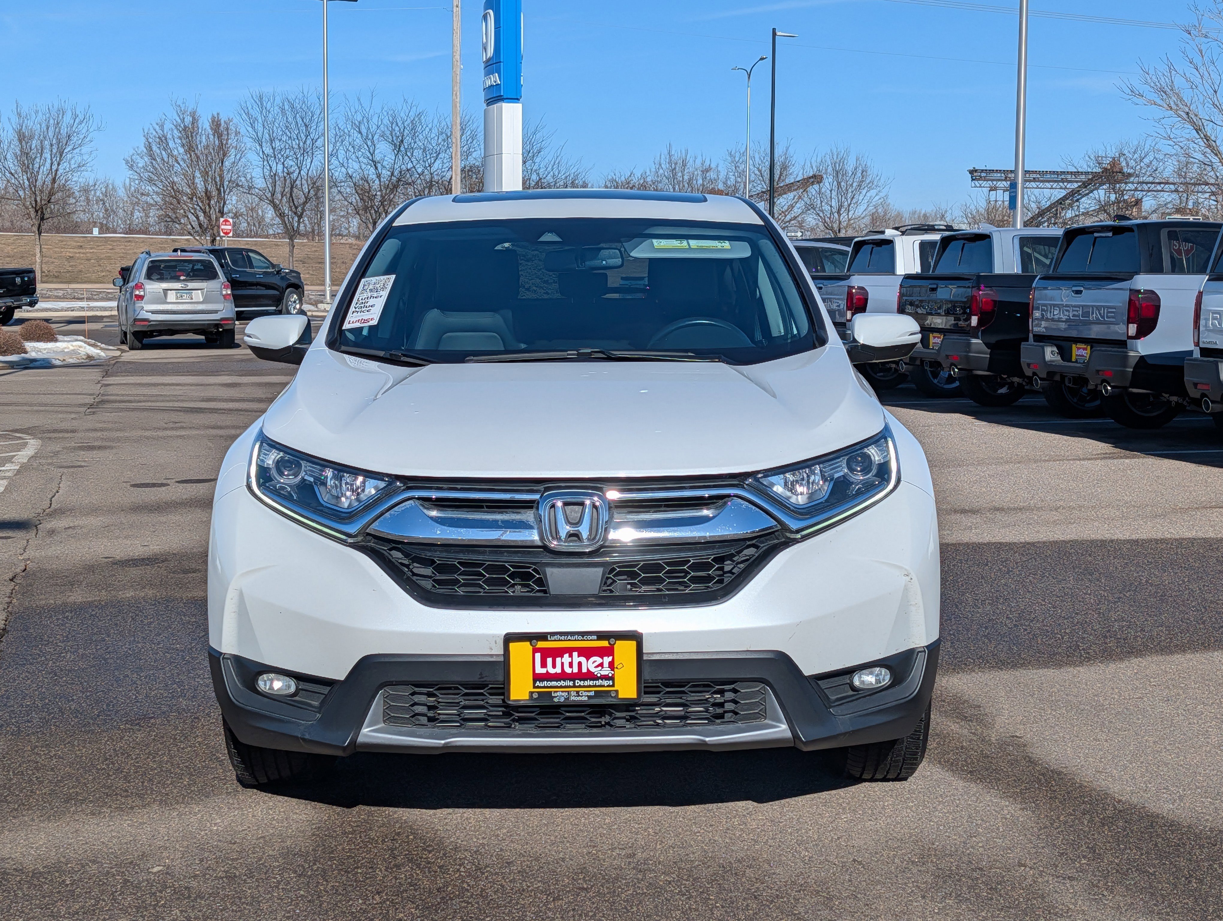 Used 2019 Honda CR-V EX-L with VIN 5J6RW2H84KL014278 for sale in Waite Park, Minnesota