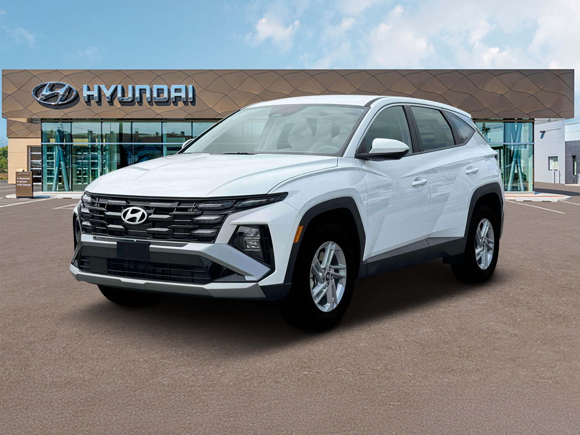 New 2025 White Hyundai SE FWD image 1
