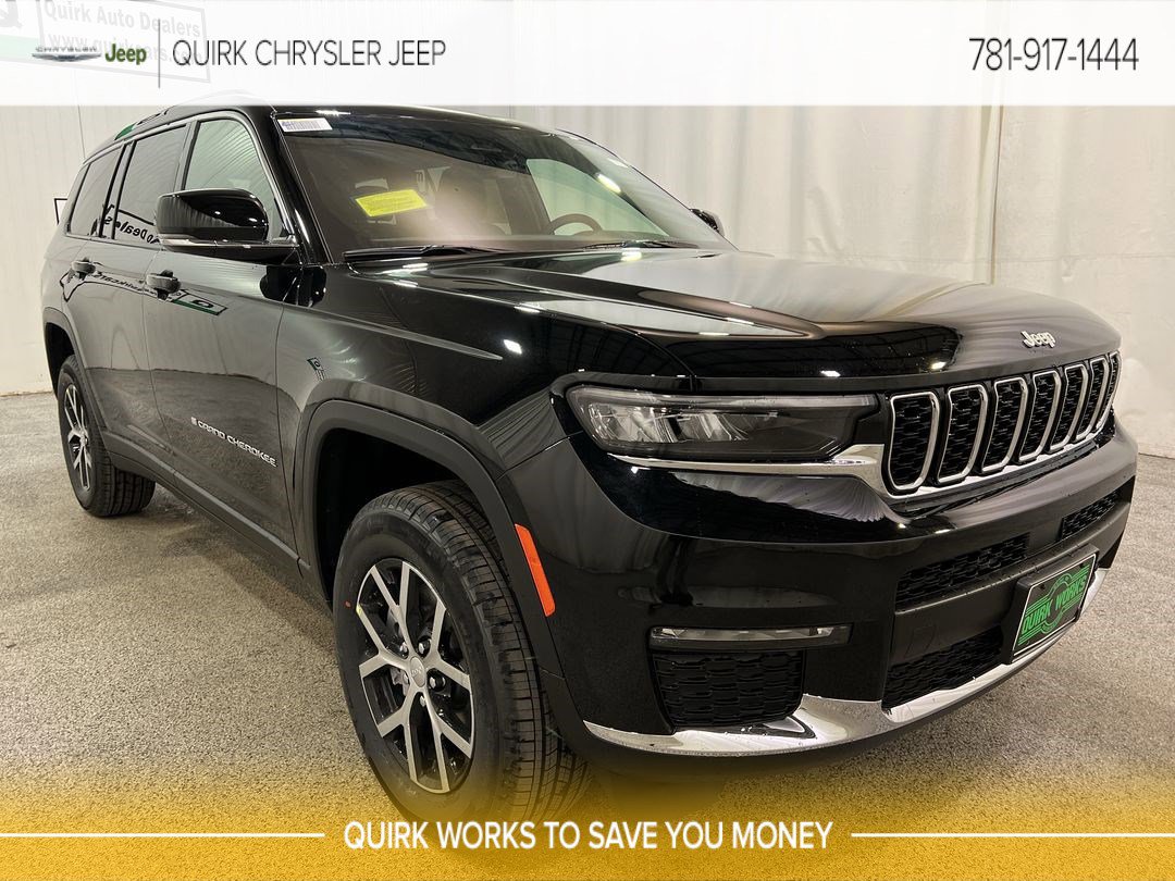 New 2025 Diamond Black Crystal Pearlcoat Jeep Limited image 1
